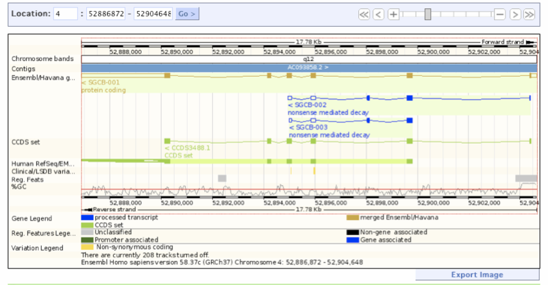 Ensembl genome database Ensembl genome database